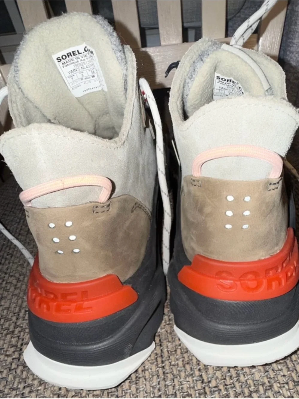 Sorel Grey Suede & Wool kinetic caribo